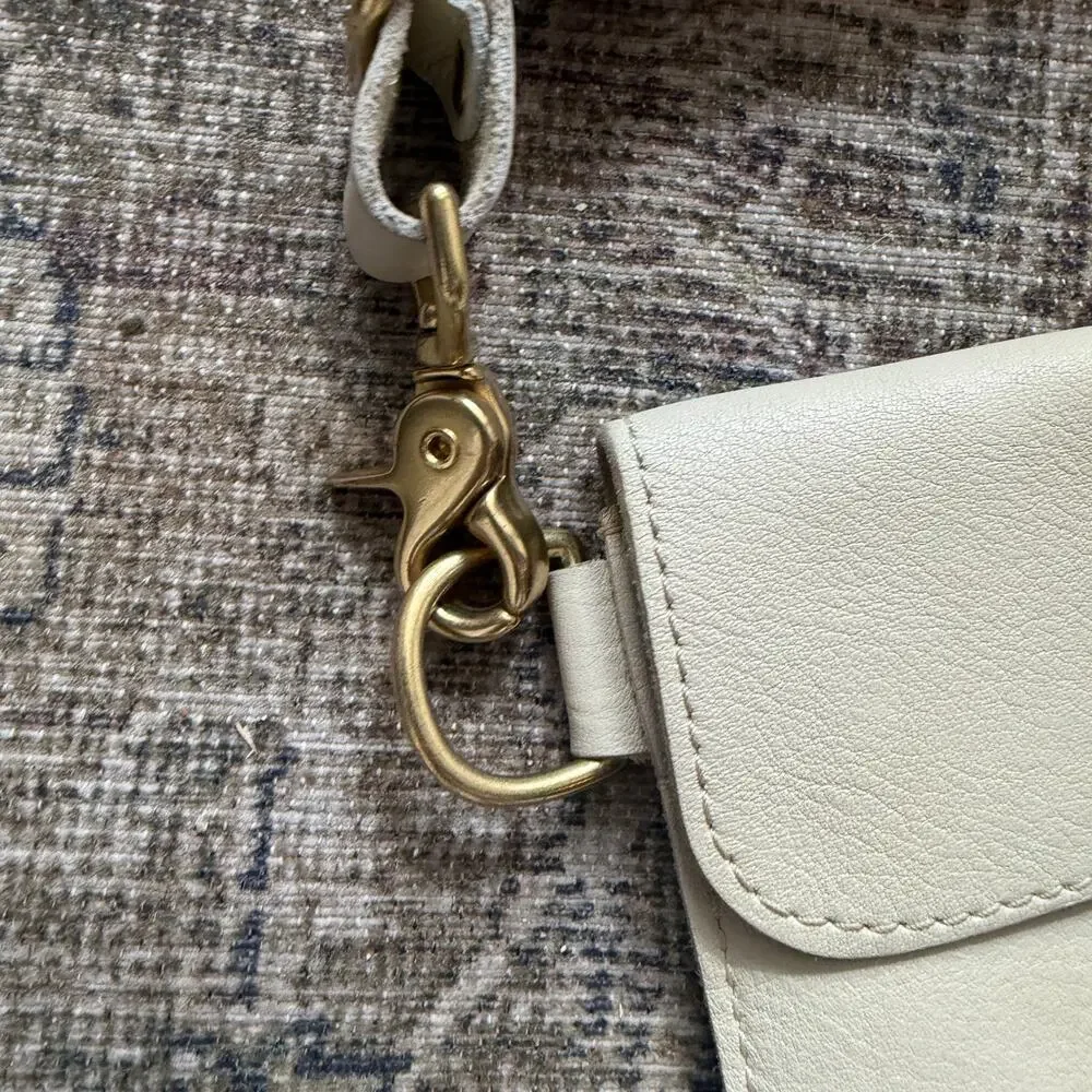 Crossbow leather bone hand bag crossbody bag hip pouch western minimalist purse